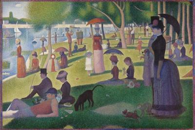 A Sunday on La Grande Jatte 1884, 1884-86 - Giclee Print, 18x12