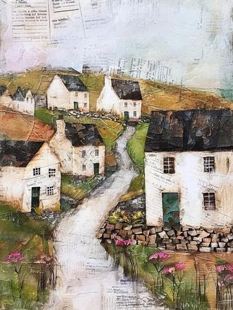 Colorful Coastal House 8 - Wall Art Print, 9x12