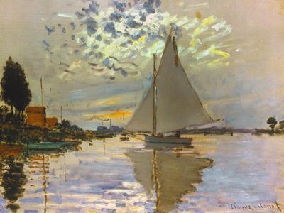 Monet: Sailboat - Giclee Print, 16x12