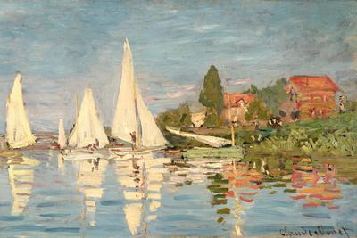 Regatta at Argenteuil - Giclee Print, 18x12