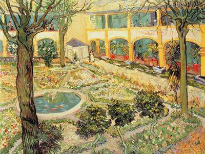 The Asylum Garden at Arles, c.1889 - Giclee Print, 16x12