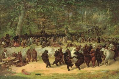 The Bear Dance - Wall Art Print, 18x12