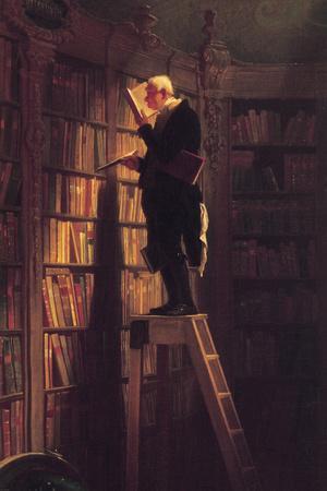 The Bookworm - Wall Art Print, 16x24