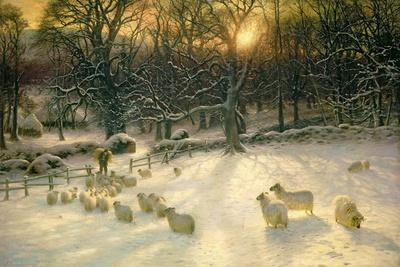The Shortening Winter's Day Is Near a Close - Giclee Print, 18x12